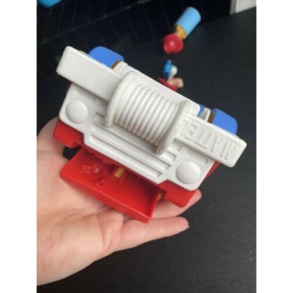 Disney Mickey Mouse Fire Truck  Toy & Friends Shape Sorter Vintage 1989 Mattel - Picture 9 of 9